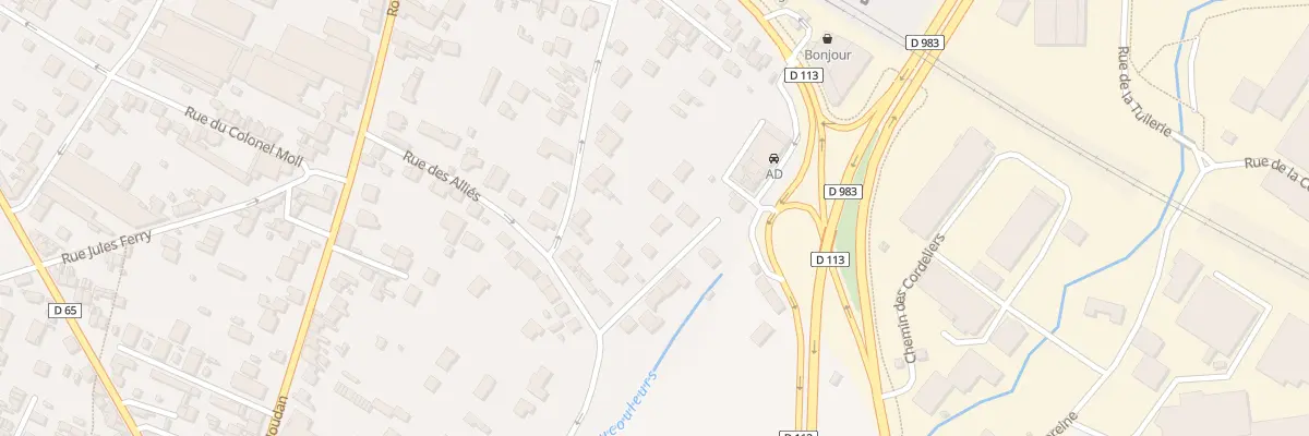 Plan du 21 Rue des Alliés à Mantes-la-Ville