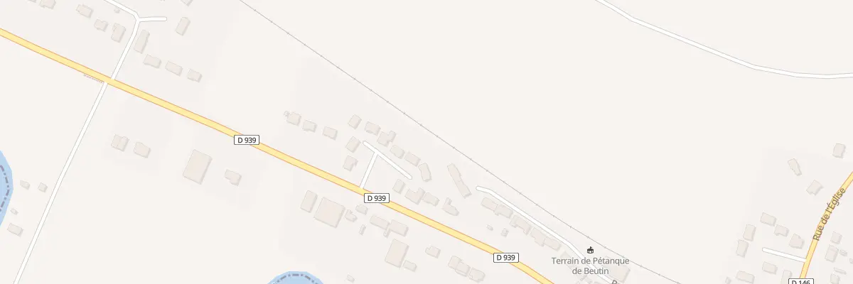 Plan du 45 Rue de la Gare à Beutin