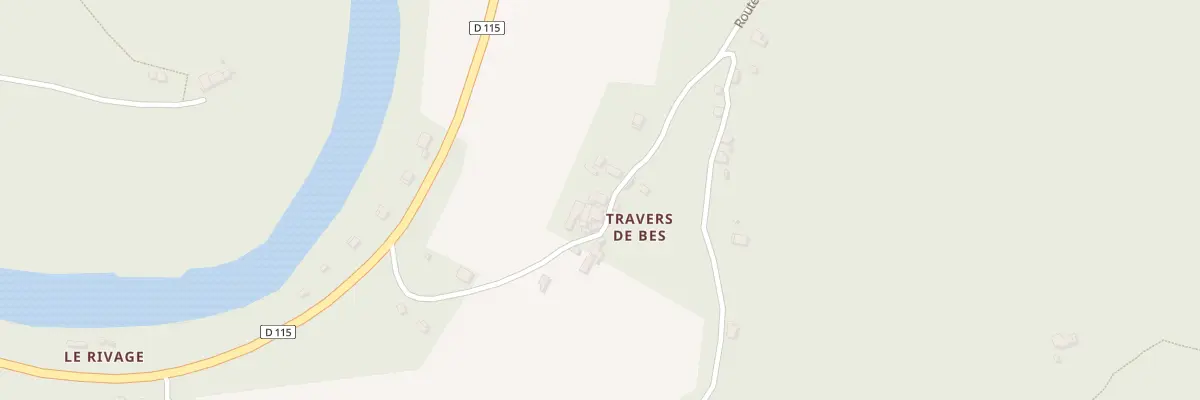 Plan du 13 Rte de Bès à Penne