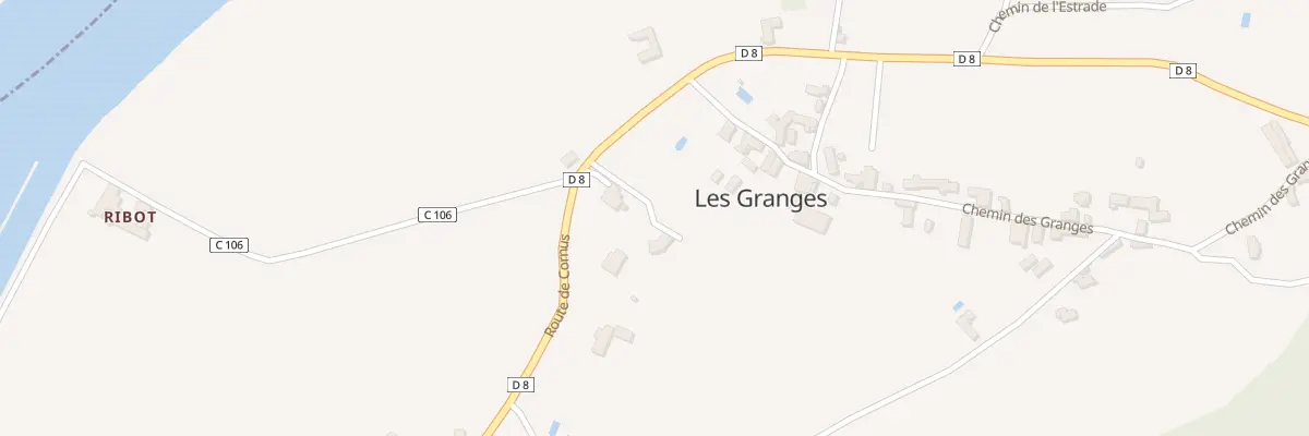 Plan du 6516 Les Granges à Cénevières
