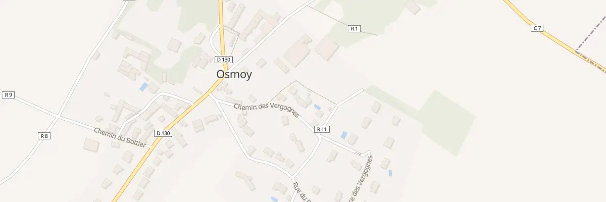 Plan du 11B Che des Vergognes à Osmoy