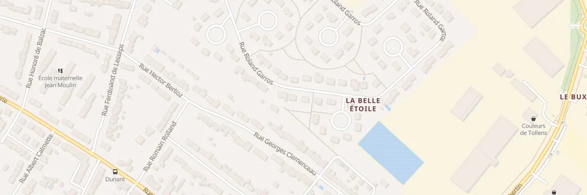 Plan du 77 Rue Roland Garros à Châteauroux