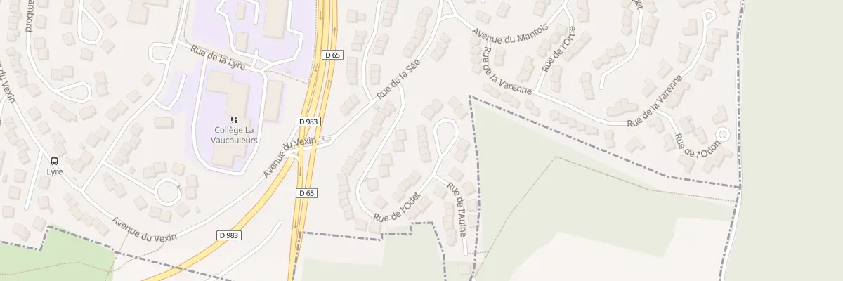 Plan du 31 Rue de l’Odet à Mantes-la-Ville