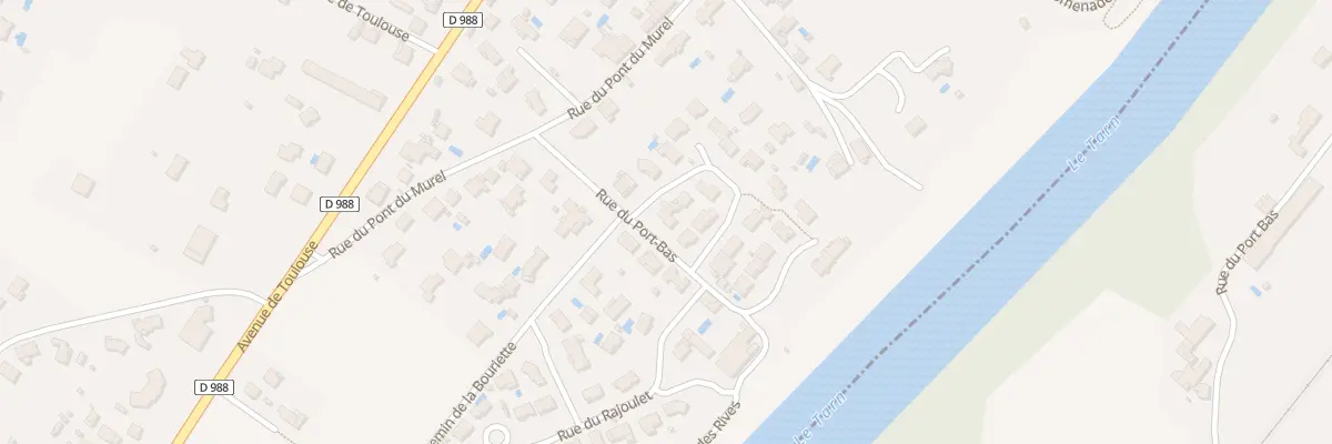 Plan du 2 Rue du Pastel à Rabastens