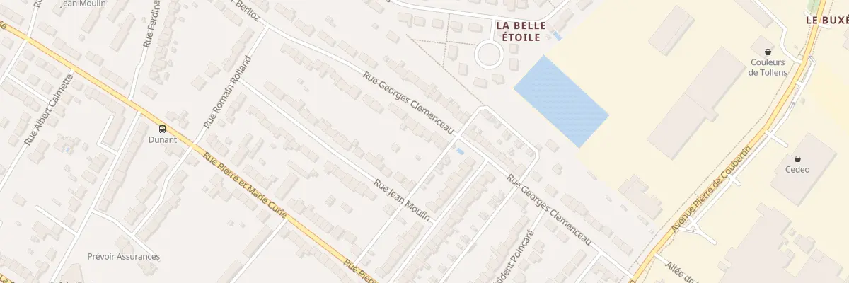 Plan du 32 Rue Georges Clemenceau à Châteauroux
