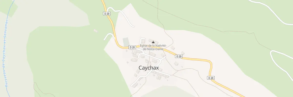 Plan du 9 Le Village à Caychax-et-Senconac