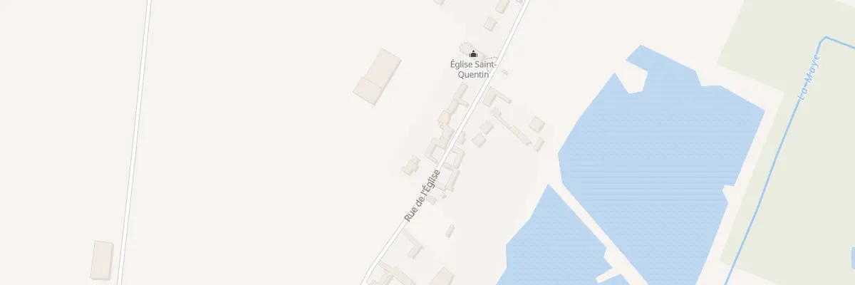 Plan du 25 Rue de l’église à Arry