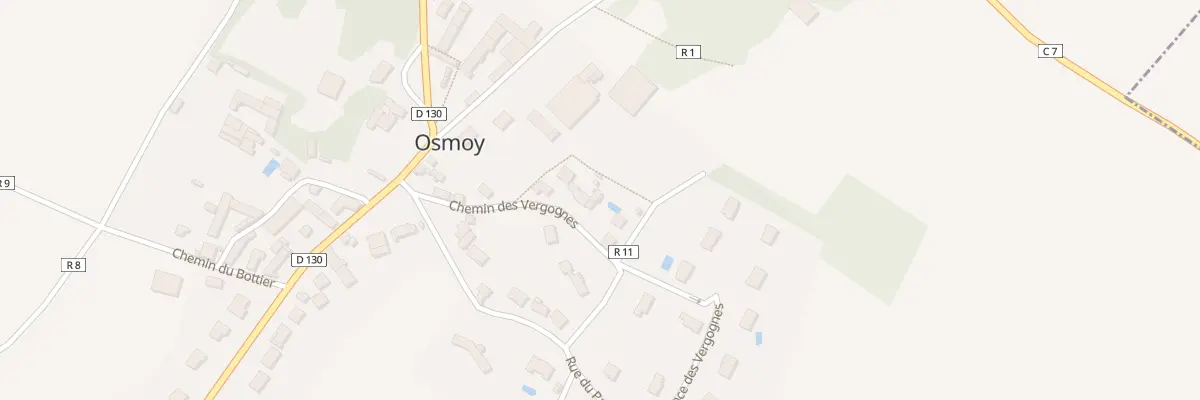 Plan du 11 Che des Vergognes à Osmoy