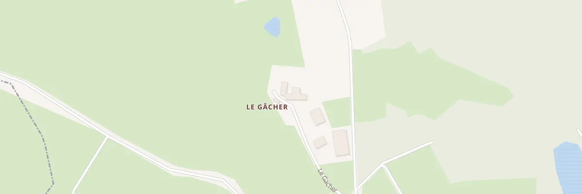 Plan du 1 Le Gâcher à Gartempe