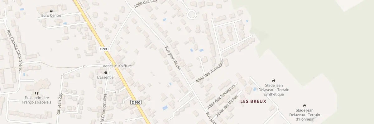 Plan du 32 Rue Jean Bouin au Poinçonnet