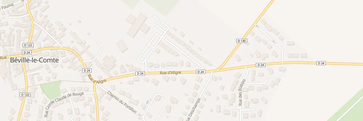 Plan du 41 Rue d’Aligre à Béville-le-Comte