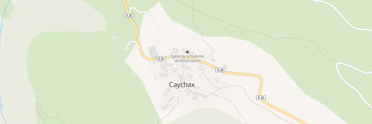Plan du 10 Le Village à Caychax-et-Senconac