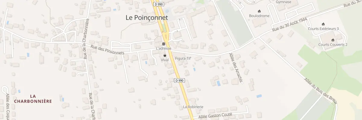 Plan du 38 Av de La Forêt au Poinçonnet