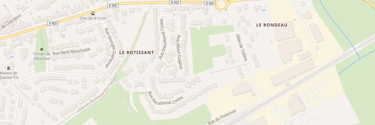 Plan du 31 Rue Albert Dugenit à Châteauroux