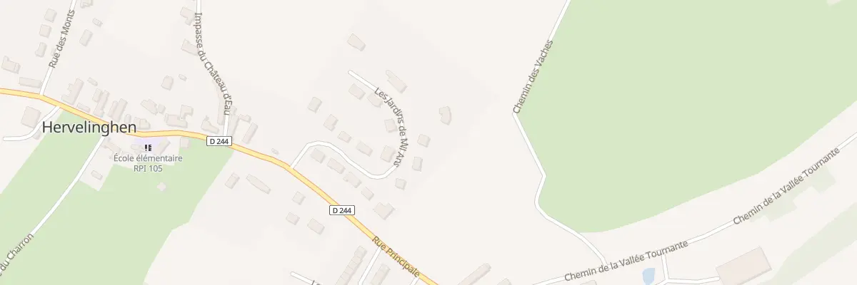 Plan du 7 Rue Les Jardins de Mil Ans à Hervelinghen