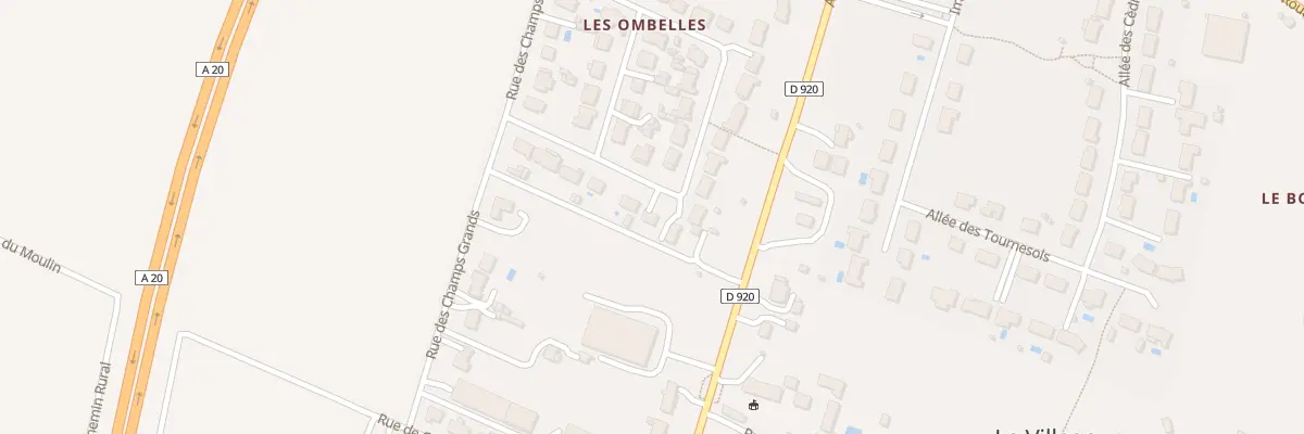 Plan du 12 Rue Jean Mermoz à Coings