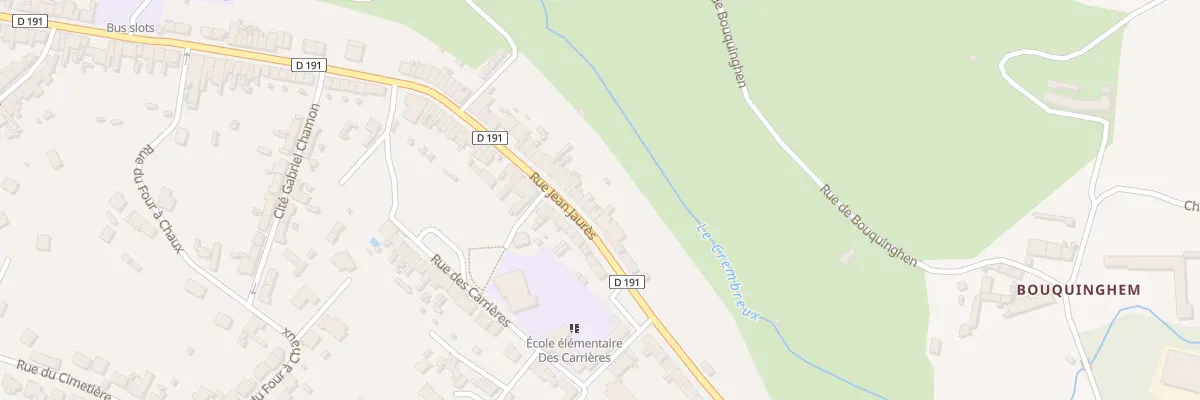 Plan du 205 Rue Jean Jaurès à Marquise