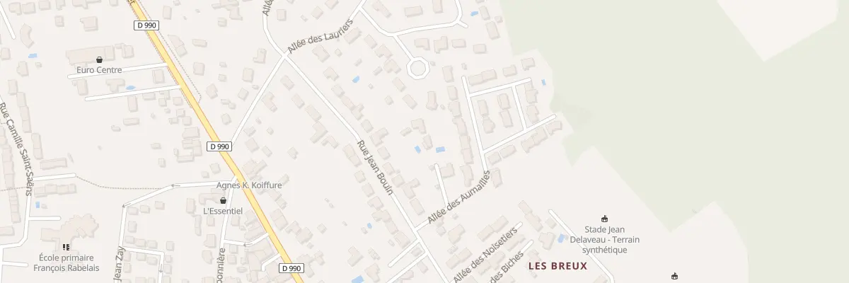 Plan du 48 All des Aumailles au Poinçonnet