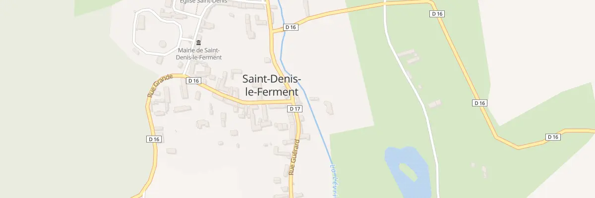 Plan du 40 Rue Guérard à Saint-Denis-le-Ferment