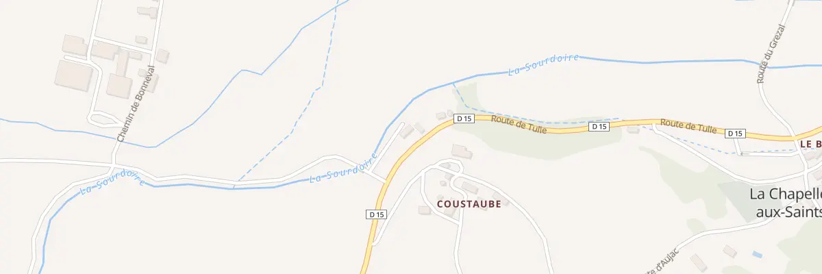 Plan du 845 Rte de Tulle à La Chapelle-aux-Saints