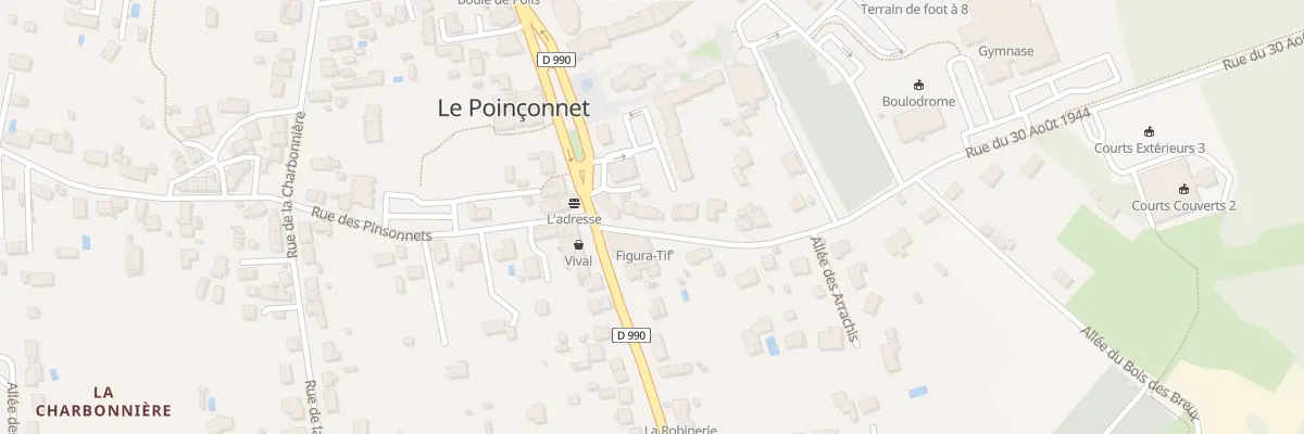 Plan du 5 Rue du 30 Aout 1944 au Poinçonnet