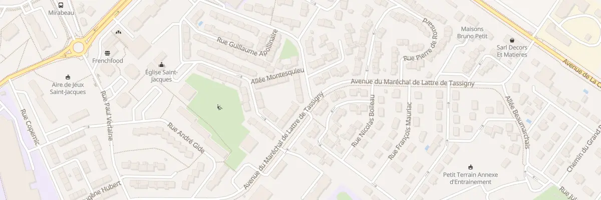 Plan du 26 Rue Etienne de La Boétie à Châteauroux