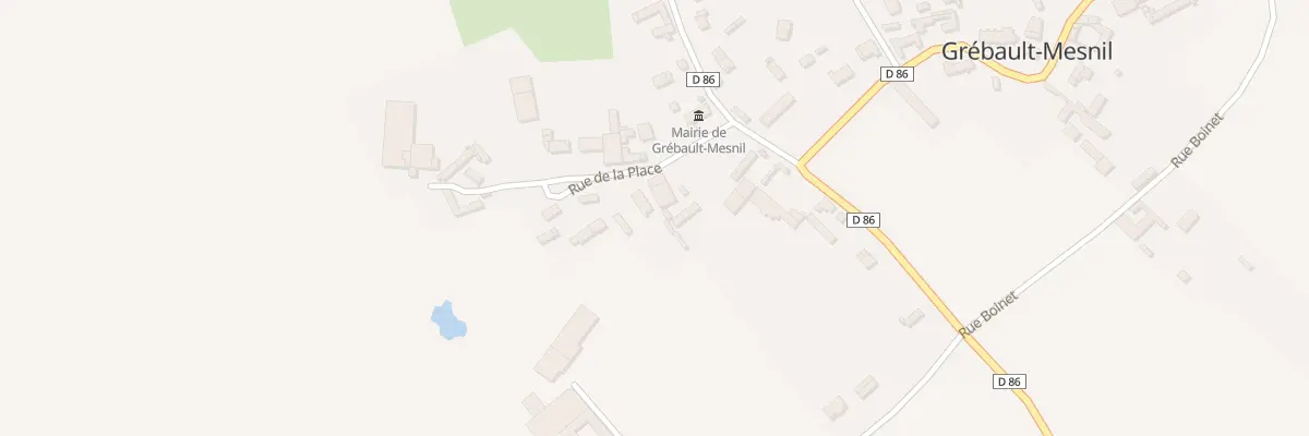 Plan du 5 Rue de la Place à Grébault-Mesnil