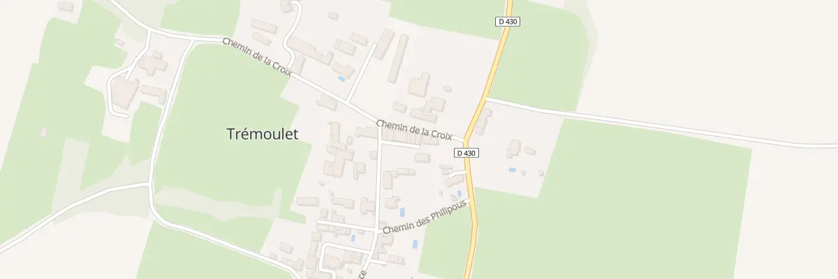 Plan du 23 Le Barry à Trémoulet