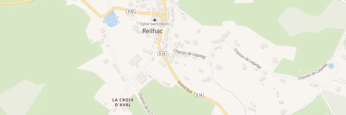 Plan du 5040 Reilhac à Reilhac