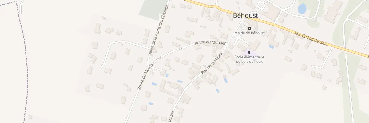 Plan du 3B Rte du Moutier à Béhoust