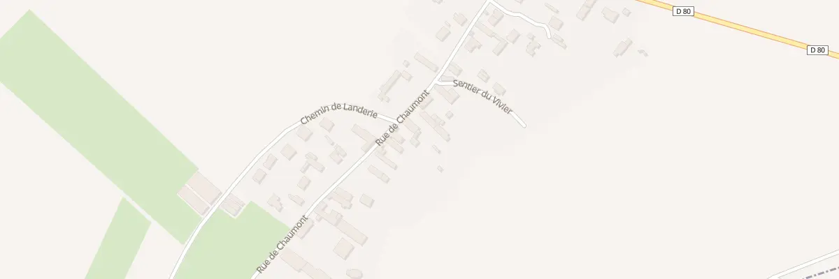 Plan du 19 Rue de Chaumont à Hermeray