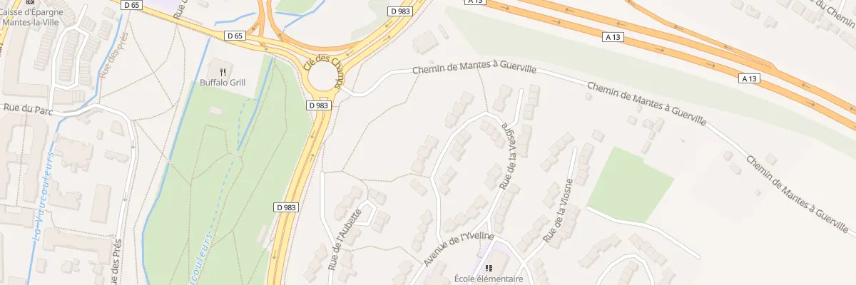 Plan du 17 Rue de la Vesgre à Mantes-la-Ville
