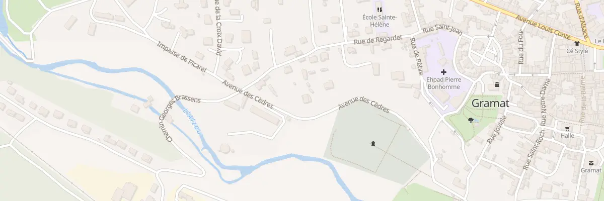 Plan du 402 Av des Cèdres à Gramat