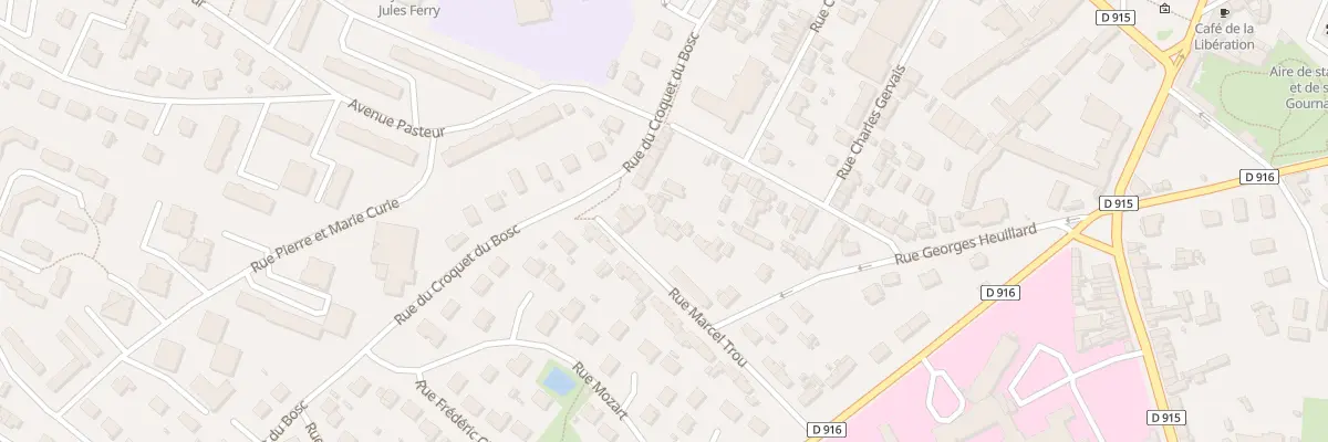 Plan du 24 Rue Marcel Trou à Gournay-en-Bray