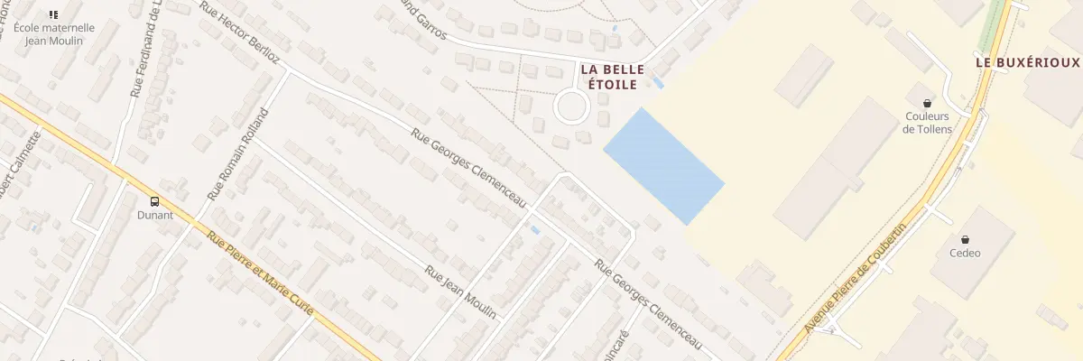 Plan du 33 Rue Georges Clemenceau à Châteauroux