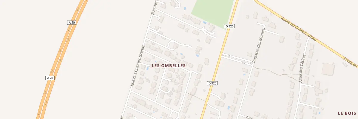 Plan du 36 Rue Jean Mermoz à Coings