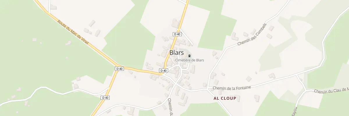 Plan du 5016 Blars à Blars