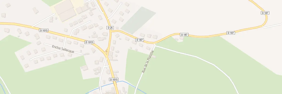 Plan du 104 Rte de Bermesnil à Senarpont
