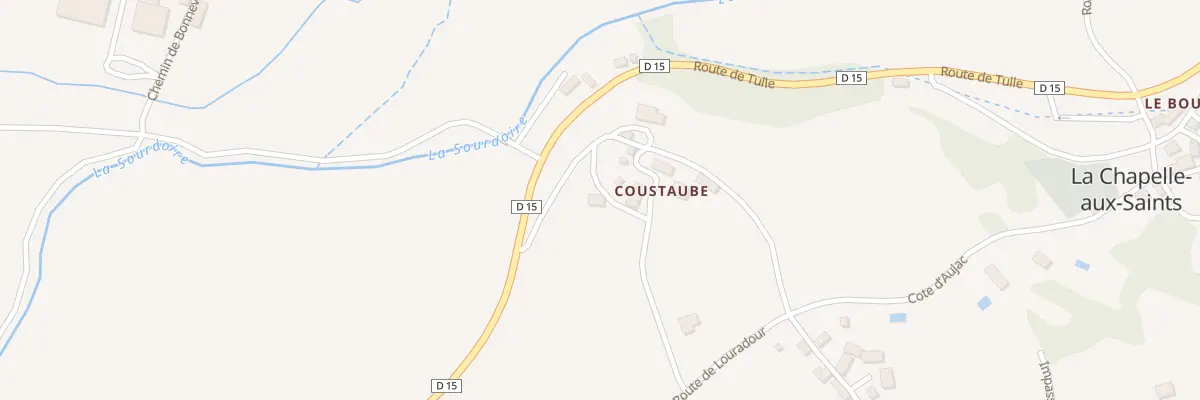 Plan du 5167 Coustaube à La Chapelle-aux-Saints