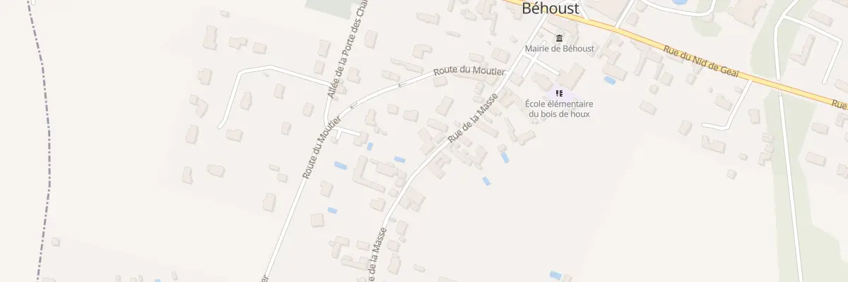 Plan du 8 Rue de la Masse à Béhoust