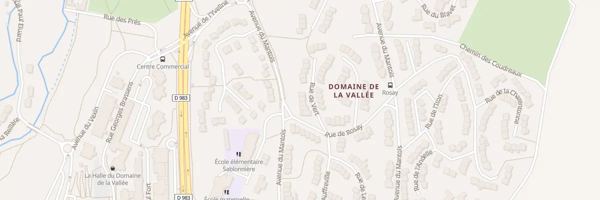 Plan du 7 Rue de Vert à Mantes-la-Ville