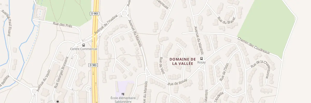 Plan du 15 Rue de Vert à Mantes-la-Ville