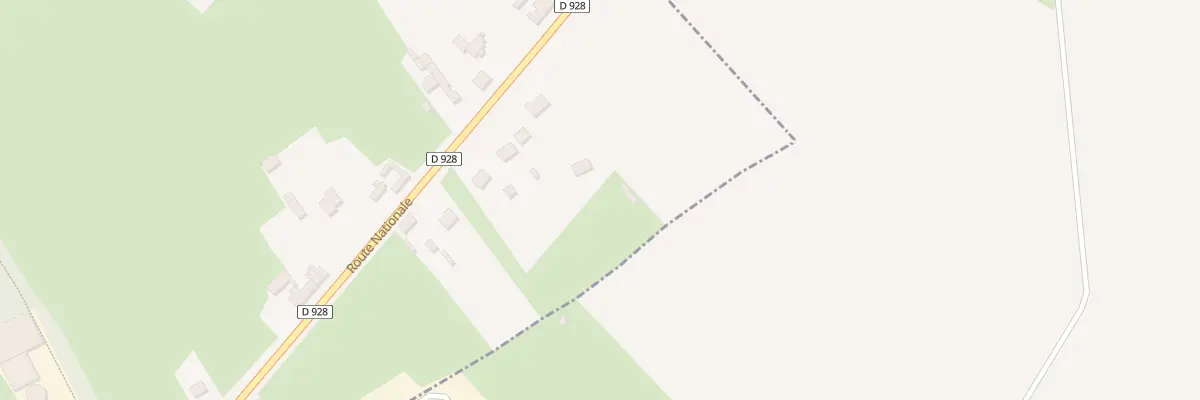 Plan du 40 Rte Nationale à Martainneville