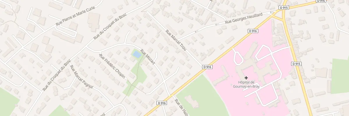Plan du 5 Rue Claude Debussy à Gournay-en-Bray