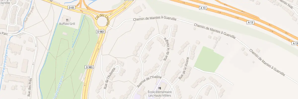 Plan du 8 Rue de la Vesgre à Mantes-la-Ville
