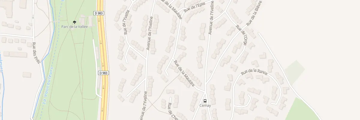 Plan du 17 Rue de la Mauldre à Mantes-la-Ville