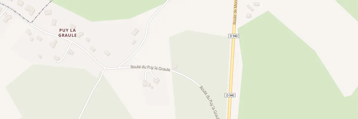 Plan du 2449 Rte du Puy la Graule à Seilhac
