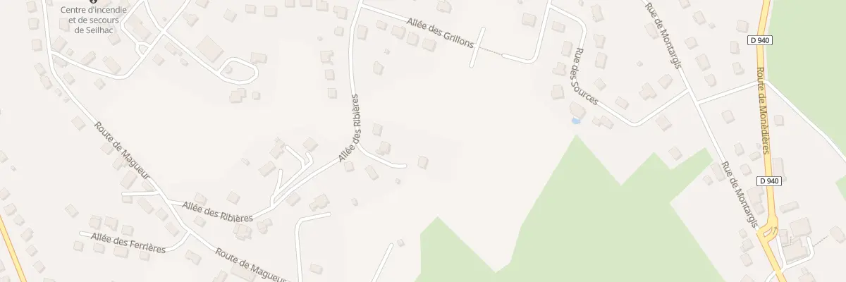 Plan du 6 All des Ribières à Seilhac