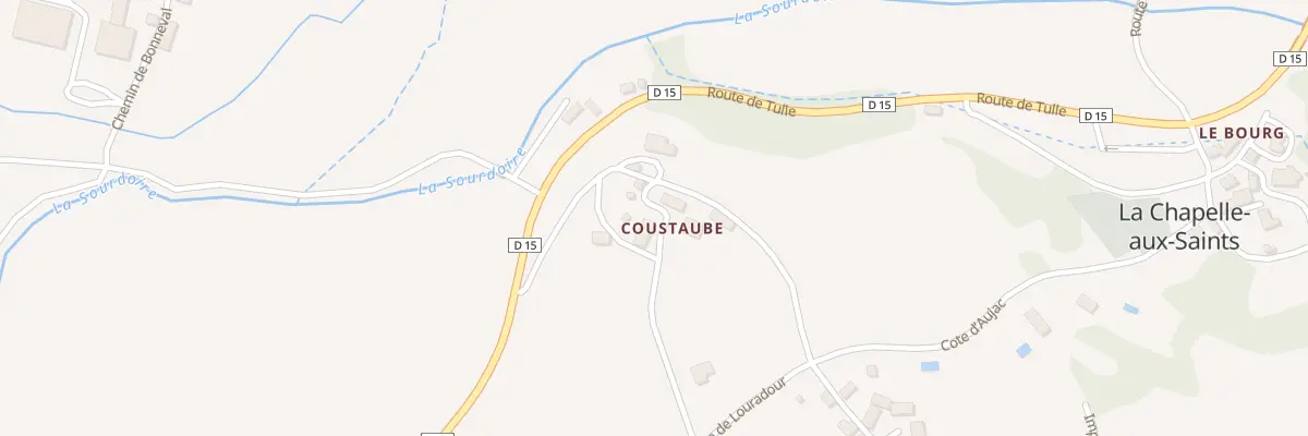 Plan du 5070 Coustaube à La Chapelle-aux-Saints