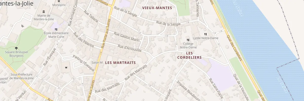 Plan du 2B Rue d’Arnouville à Mantes-la-Jolie